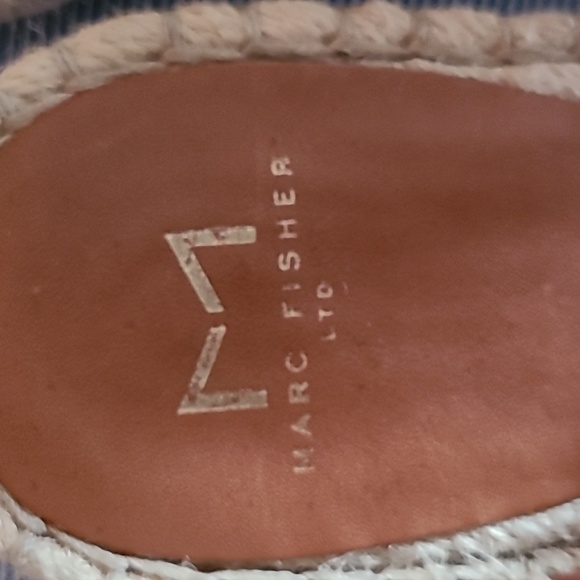 Marc Fisher Studded Leather Espadrille Sandals! CLEAN!! - Picture 10 of 10